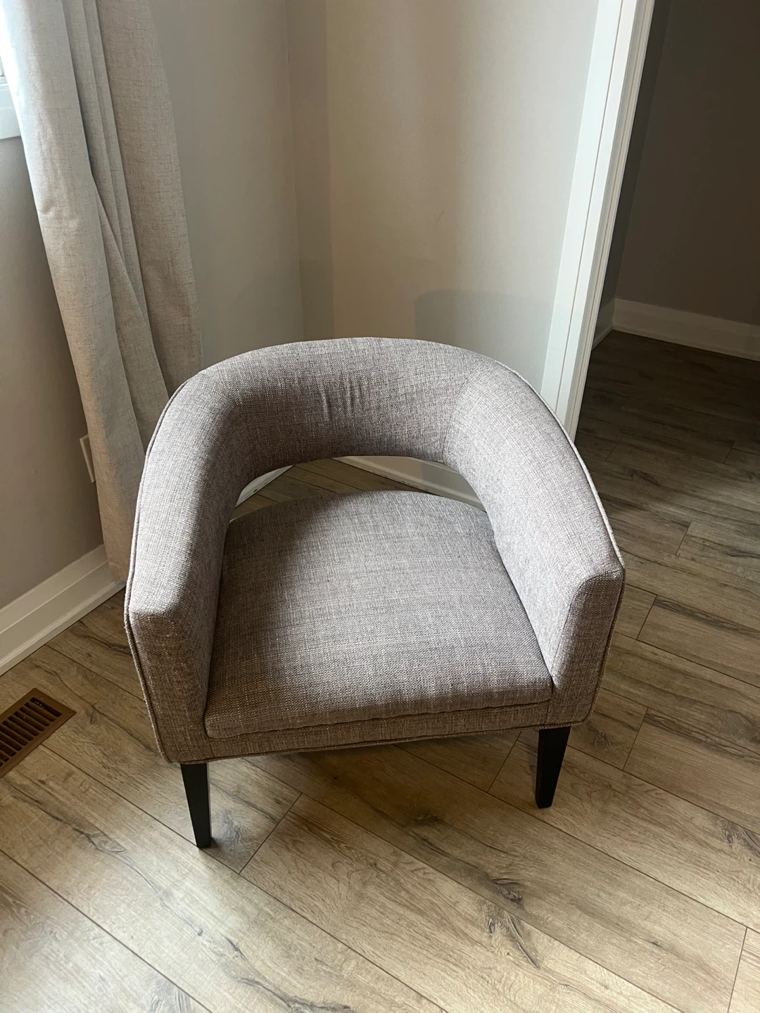 Grey Upholstered Accent Chair - photo 5