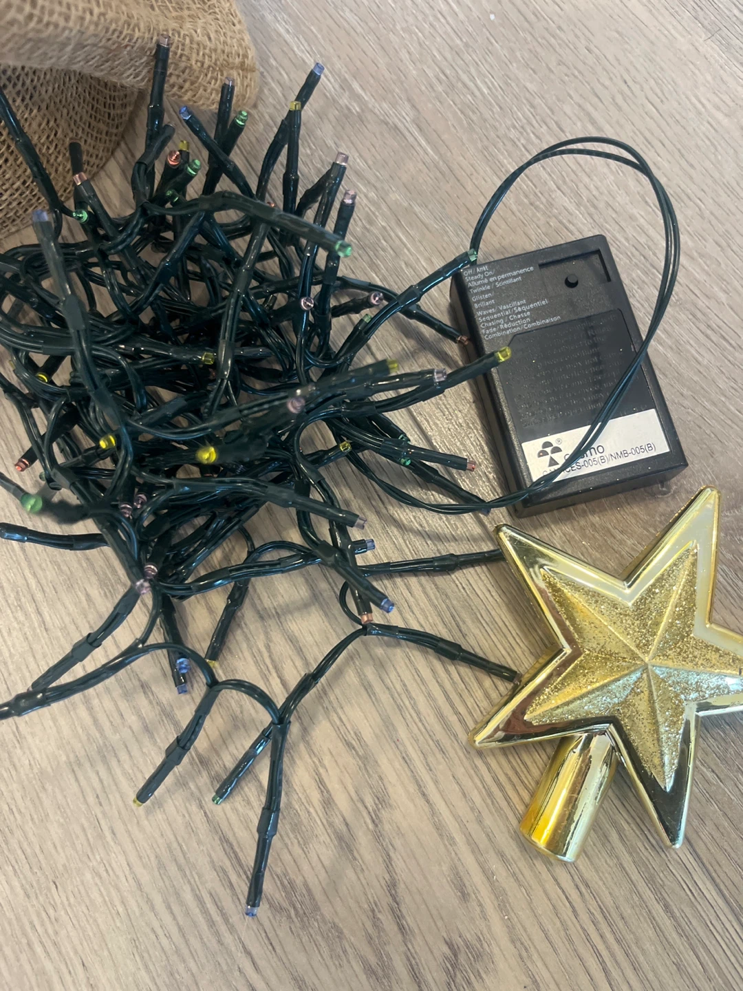 Small Faux Christmas Tree with Lights and Star - photo 2