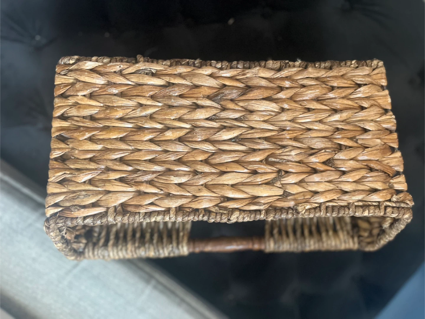 Woven Storage Basket with Handle - photo 2