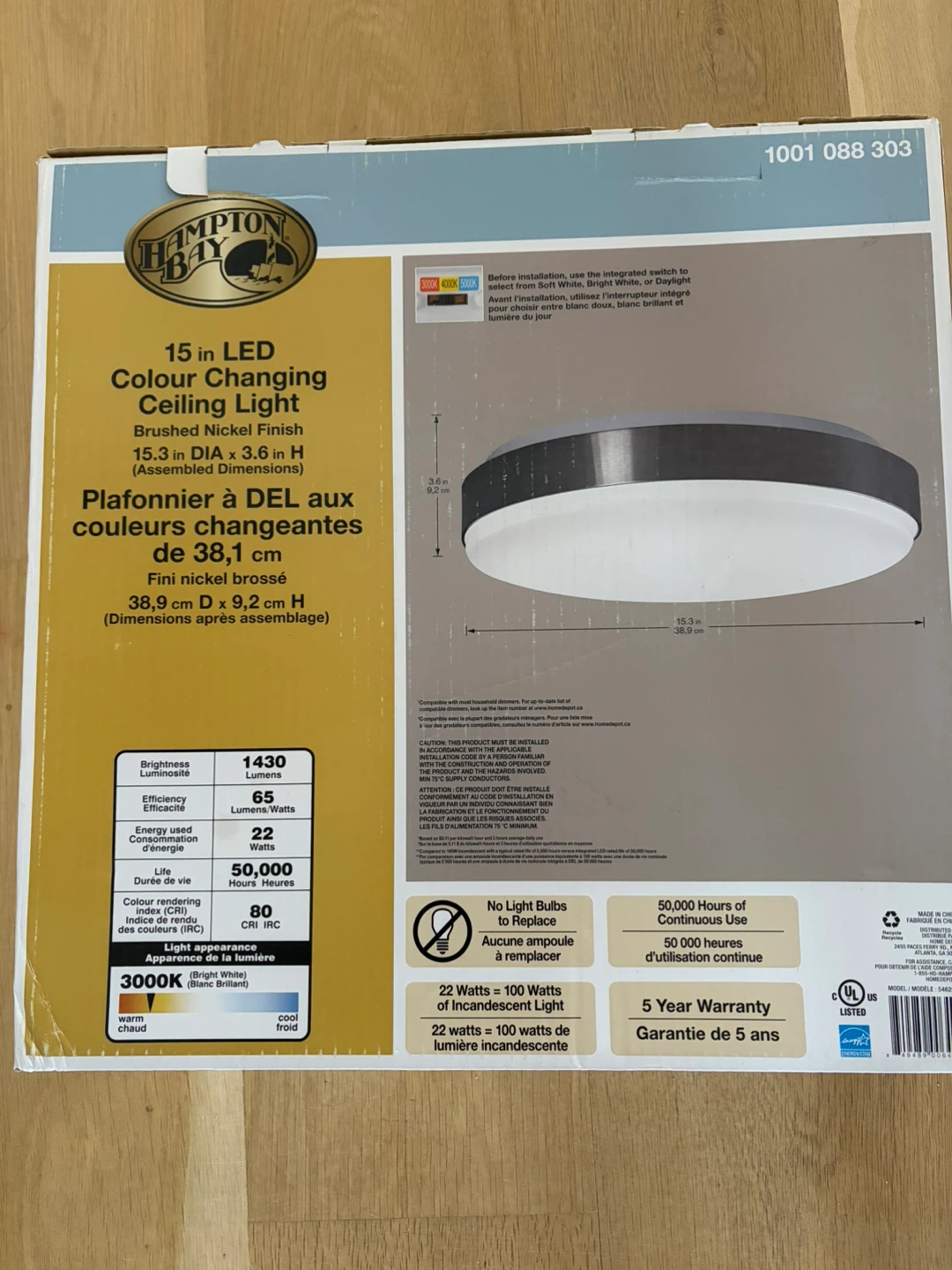 LED Colour Changing Ceiling Light