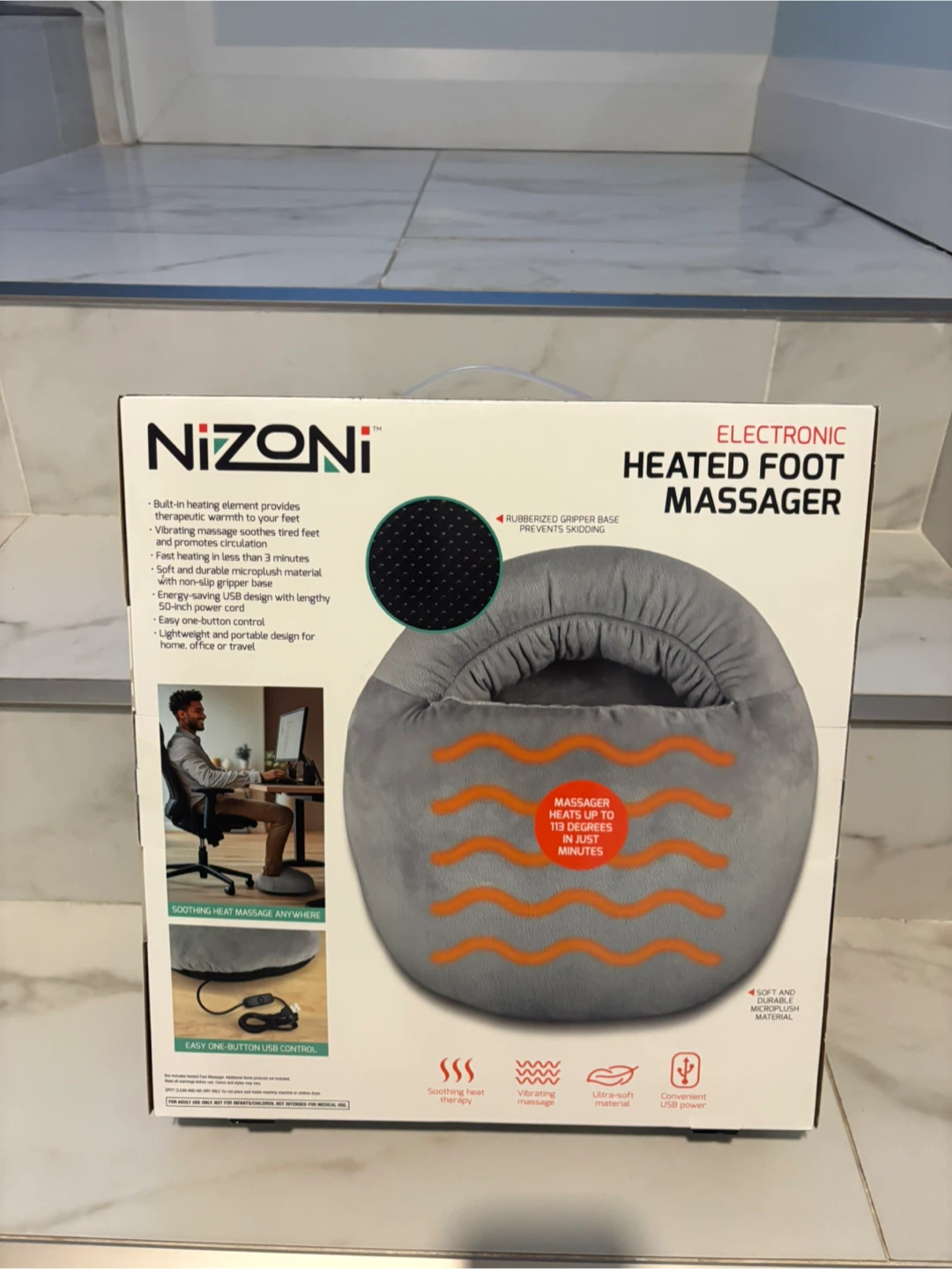 NIZONI Electronic Heated Foot Massager