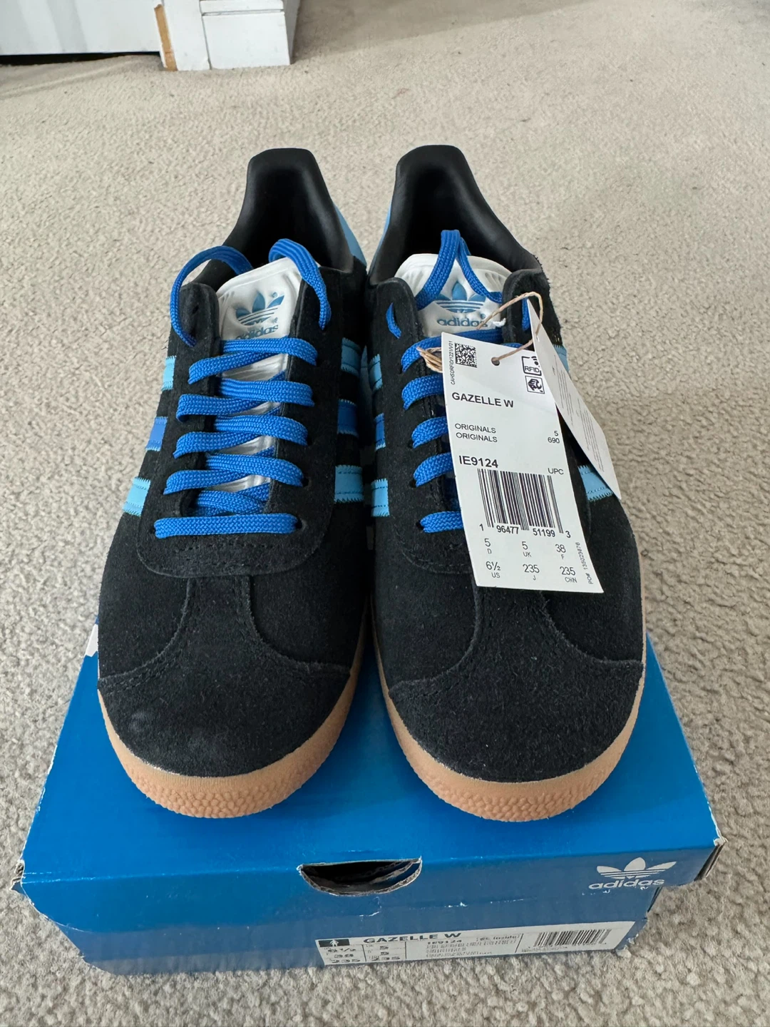 Adidas Gazelle - Blacklight Blue (Women’s Size 6.5)