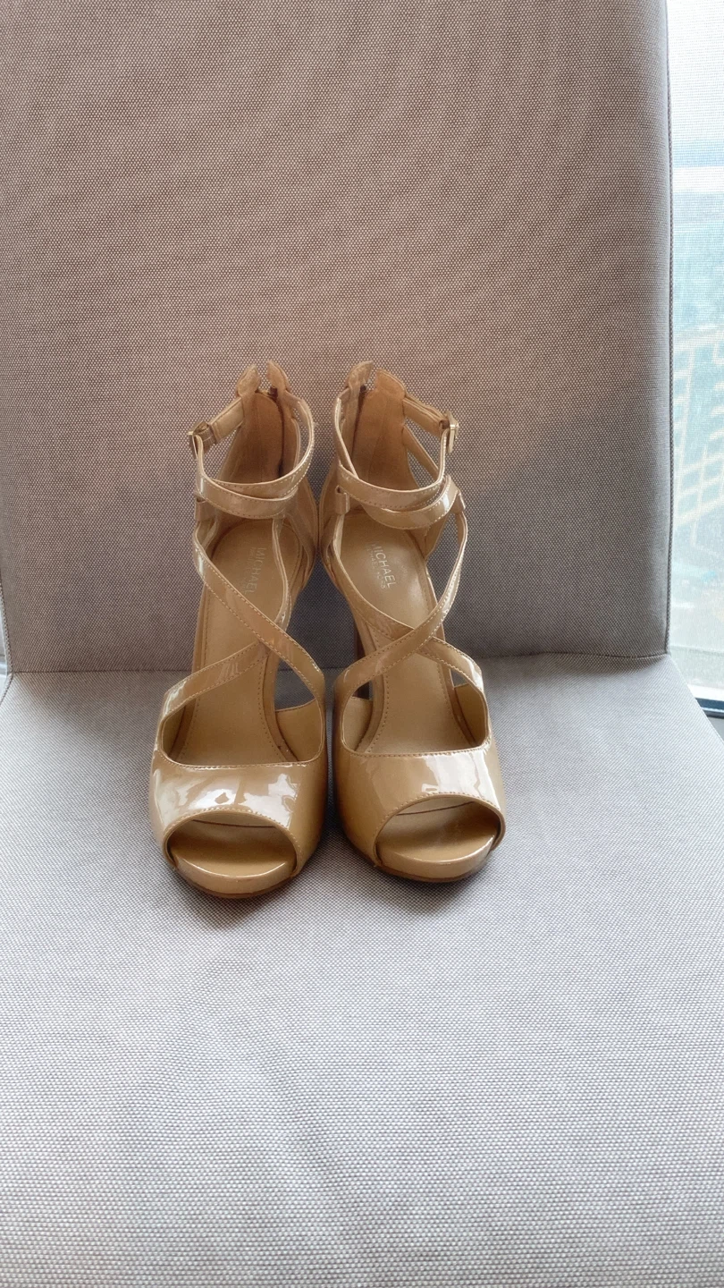 Michael Kors Leather Heels - Size 8.5