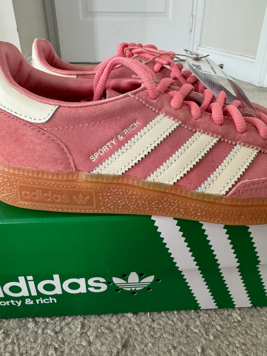 Adidas Handball Spezial Sporty & Rich - Pink (Women’s Size: 5.5) - photo 5