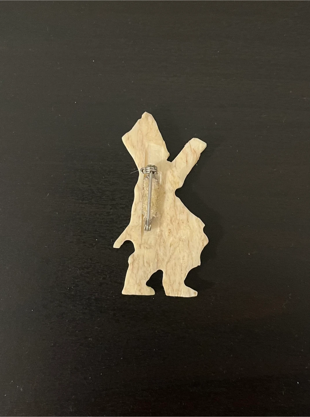 Carved Ivory Inuit Figure Pin - Indigenous Art - photo 2