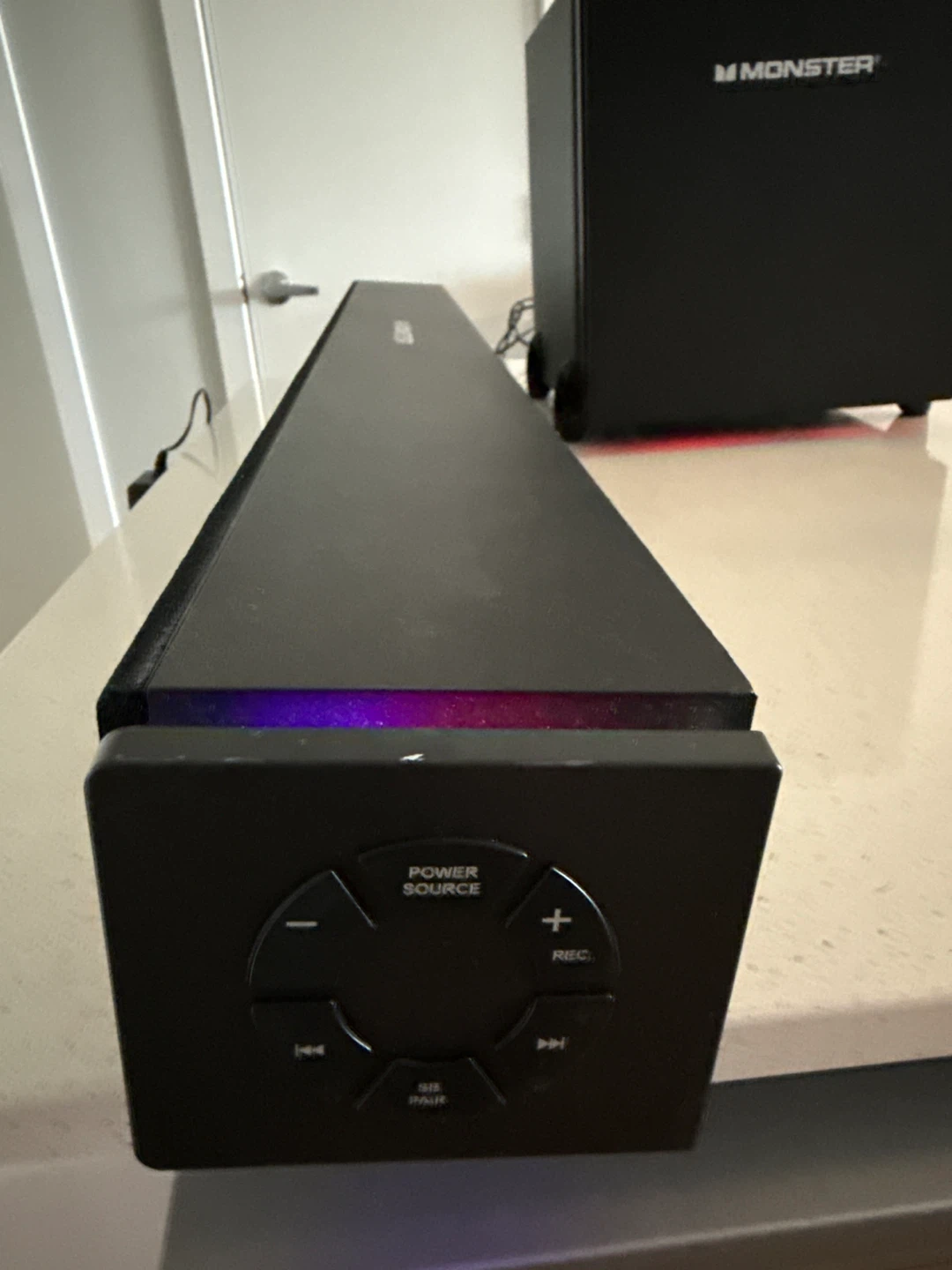 Monster Soundbar and Subwoofer with LED Lights - photo 4