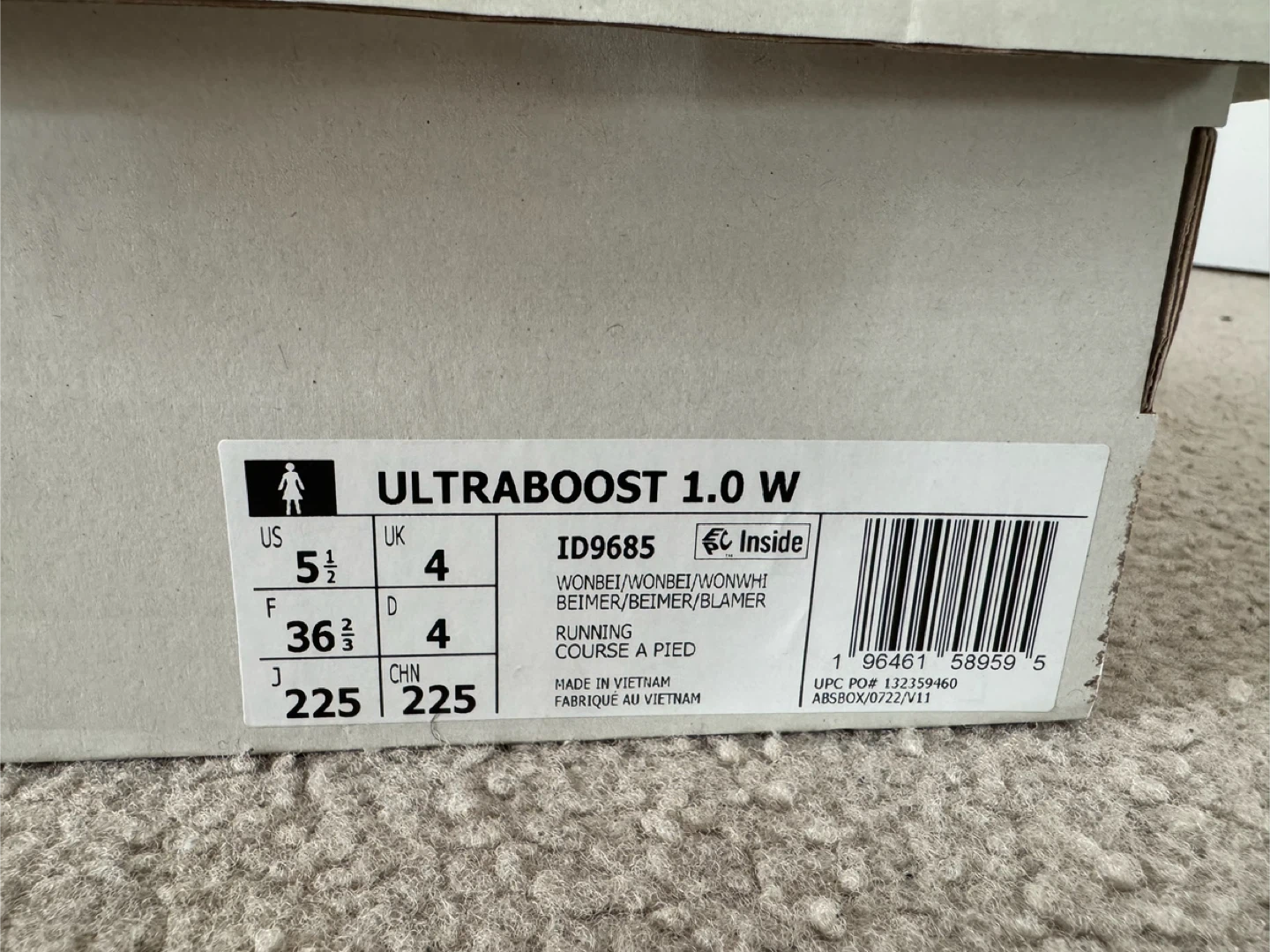 Adidas Ultraboost 1.0 - Wonder Beige (Women’s Size 5.5) - photo 3