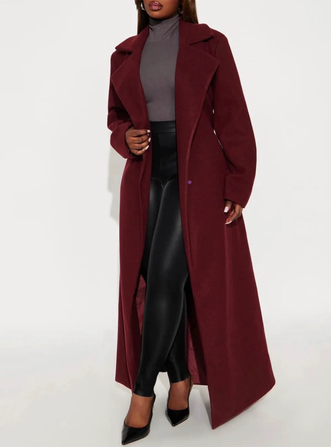 Long Trench Coat – Size M – Worn Once - photo 2