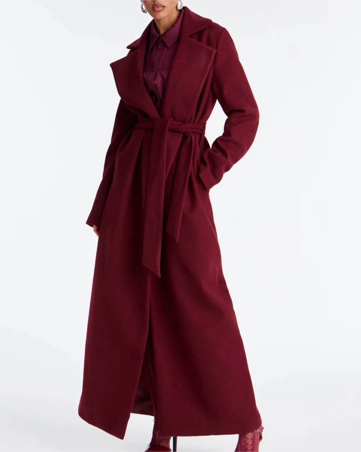 Long Trench Coat – Size M – Worn Once