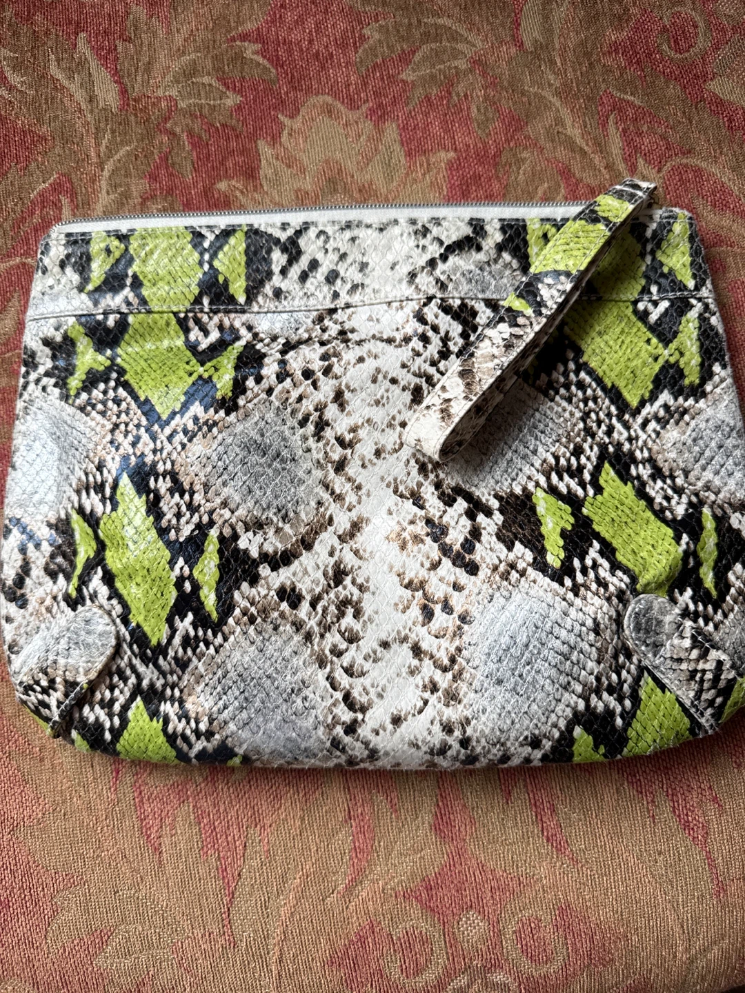 Elizabeth Arden Snake Print Toiletry bag with Strap