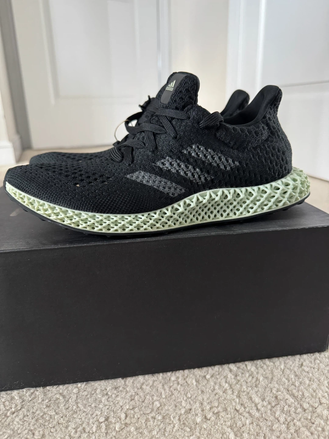 Adidas Futurecraft 4D - Black Linen Green (Women’s Size: 6.5)