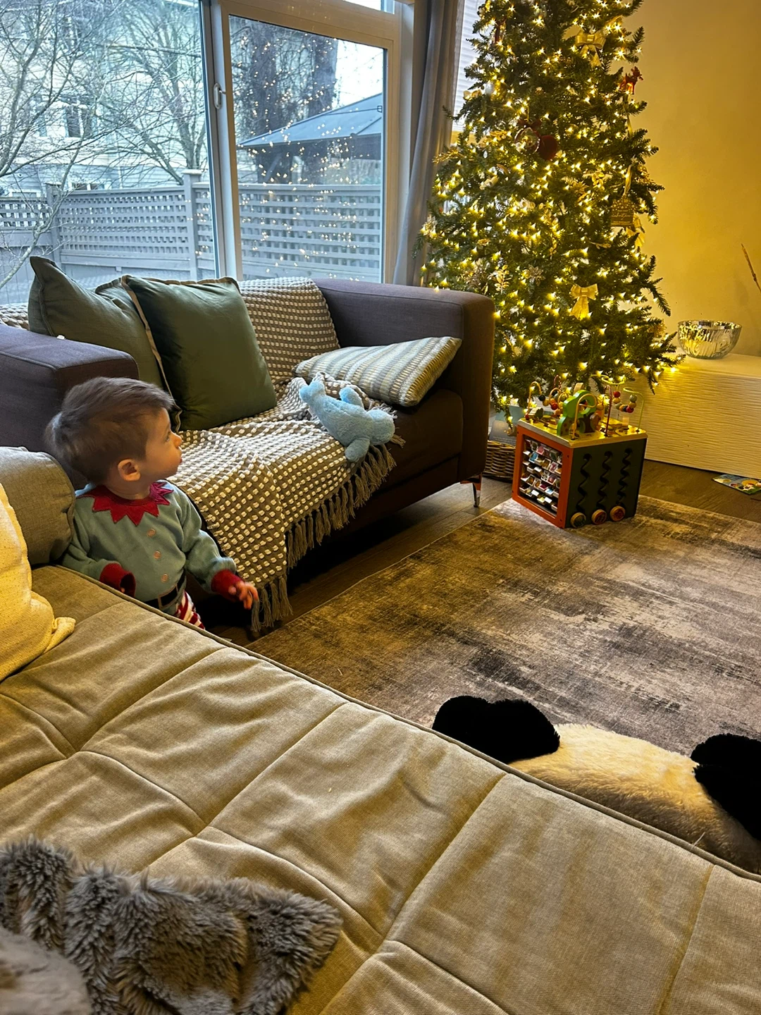 EQ3 Brown Sofa 2 seater - photo 2