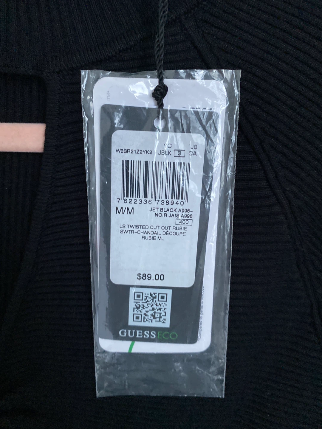 NEW Guess Black Sweater - Size M - photo 4