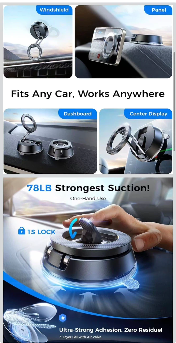 Magnetic Phone Holder for Car - photo 2