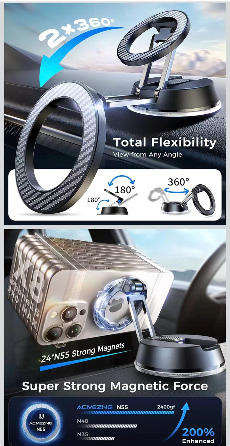 Magnetic Phone Holder for Car - photo 3
