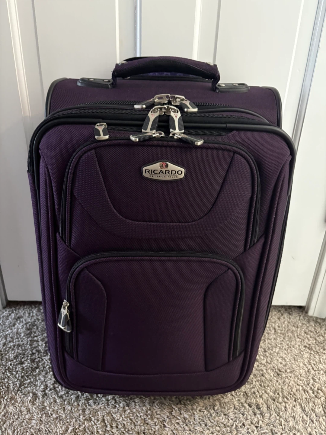 Ricardo Purple carry on Luggage