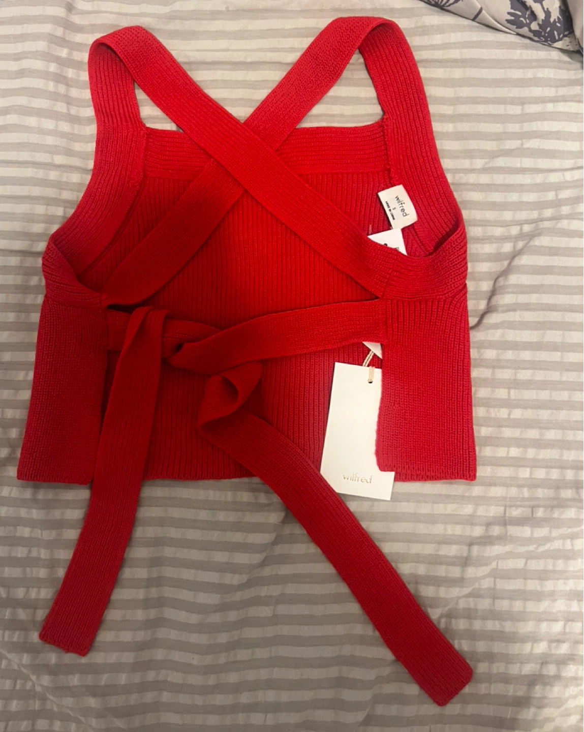 New Aritzia Cayenne Cropped Knit Halter Top Size S - photo 4