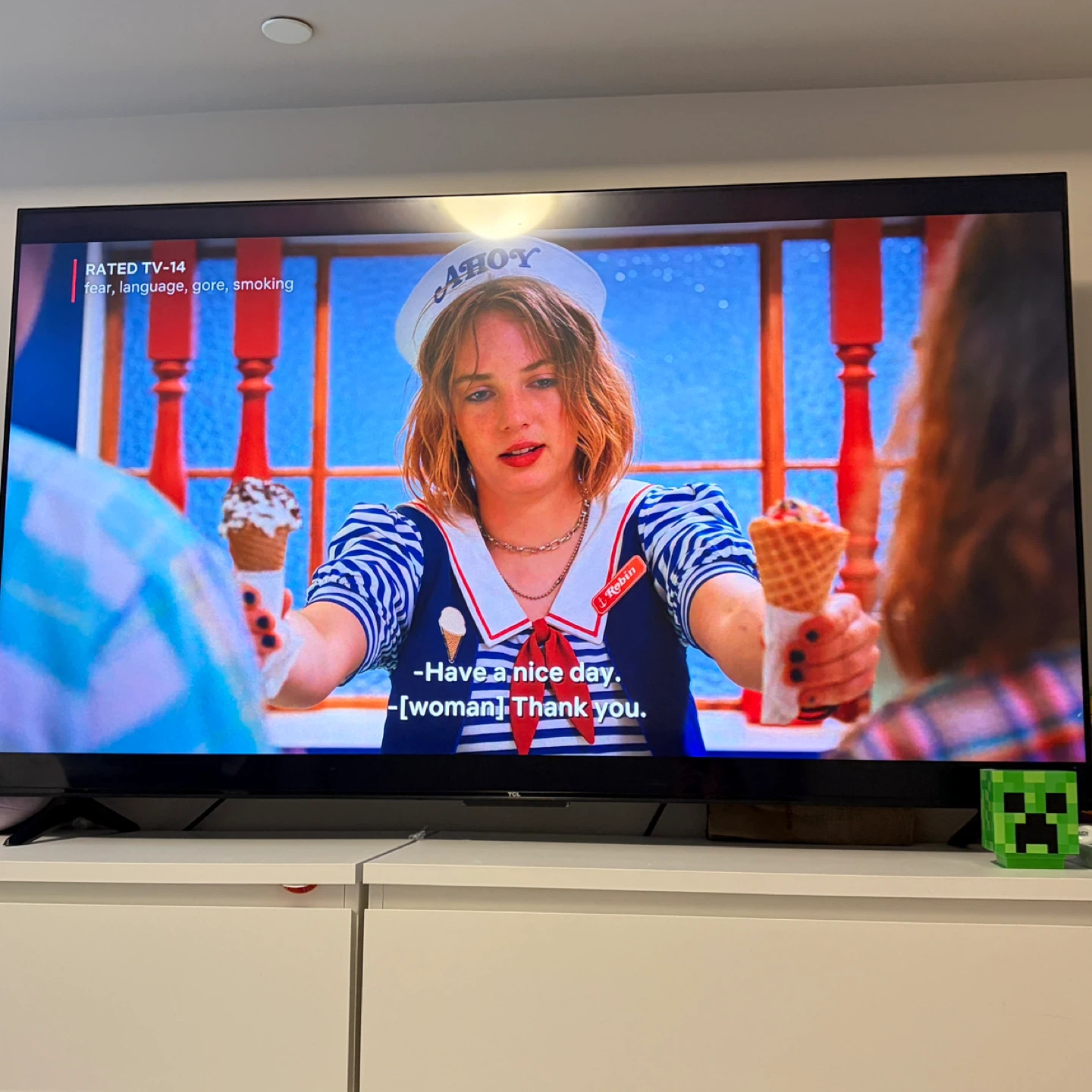 TCL 65” smart TV