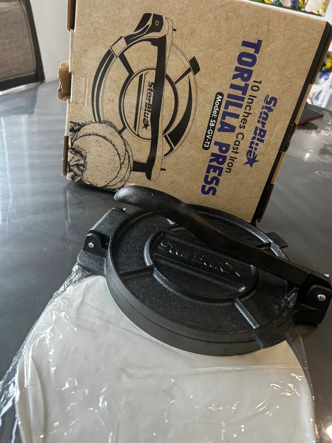 StarBlue 10 Inches Cast Iron Tortilla Press - photo 2