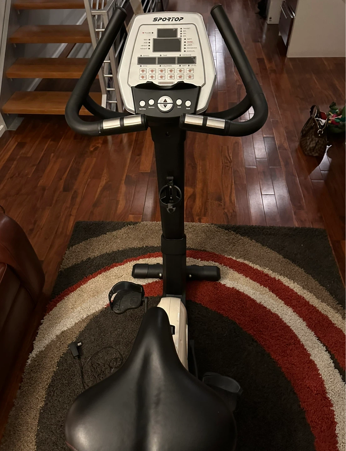 Upright exercise bike - magnetic - photo 2