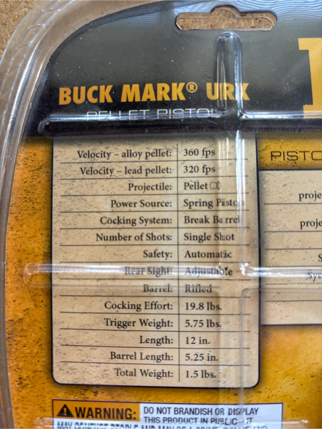 Browning Buck Mark URX Break Barrel Pellet Pistol - photo 2