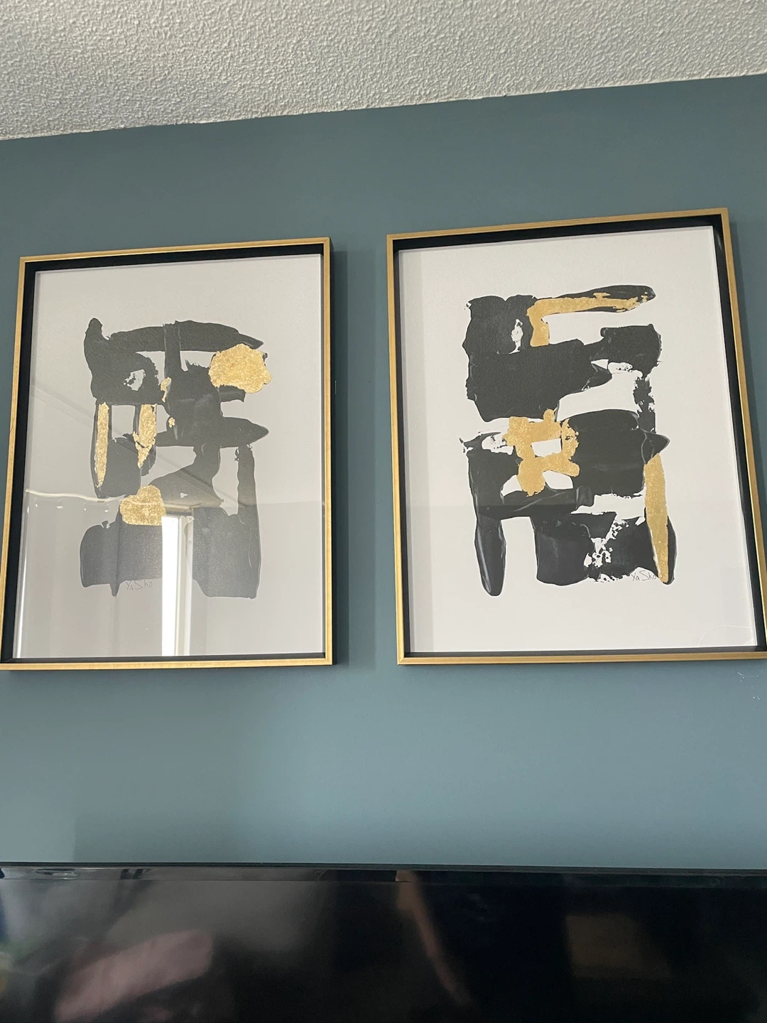 HomeSense Set of 2 Abstract Wall Art - photo 2
