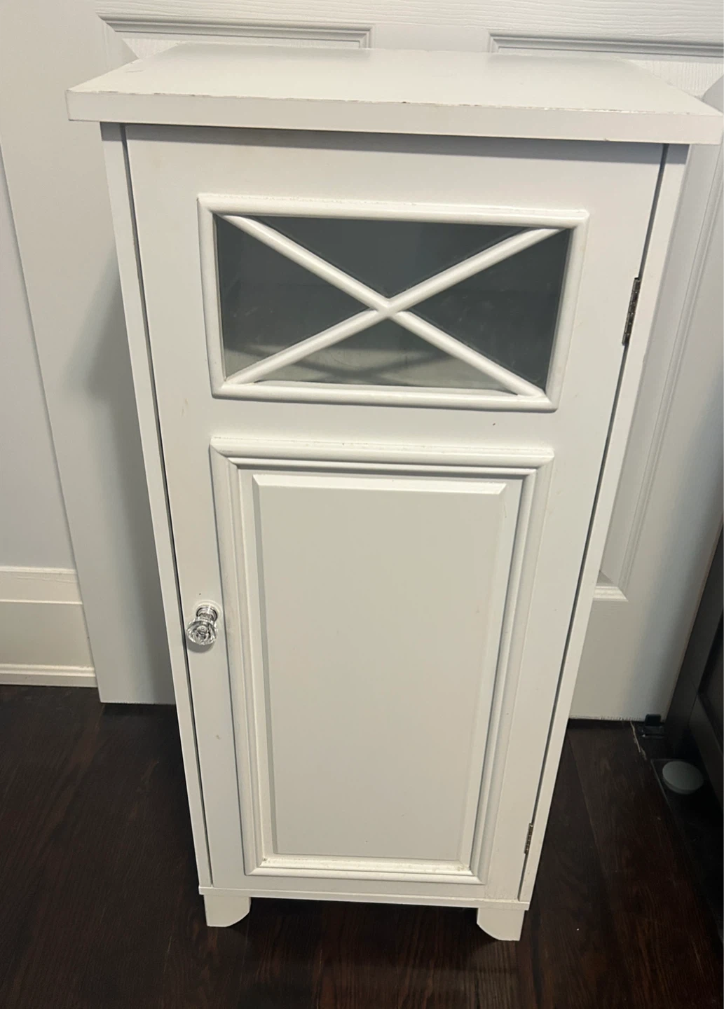 Teamson Home Elegant Home Fashions Dawson Floor Cabinet - White