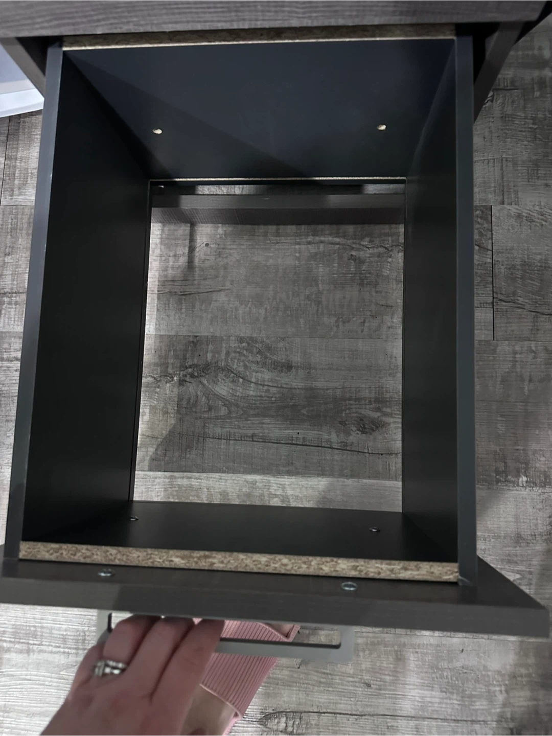 Grey office desk - photo 3