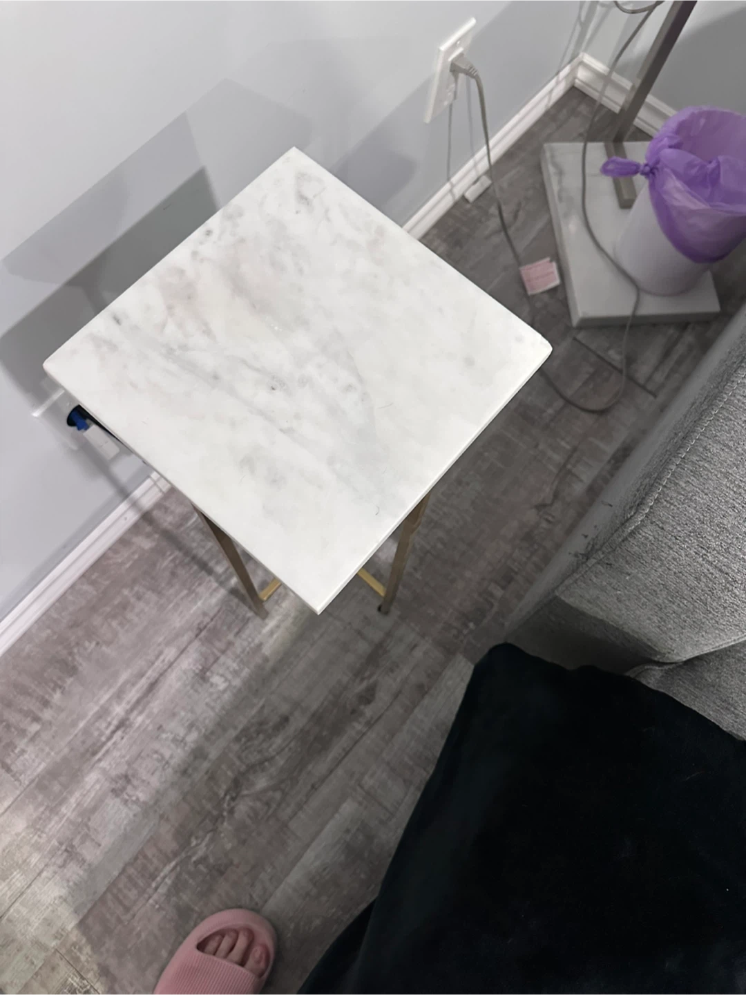 Marble Top Side Table - photo 2