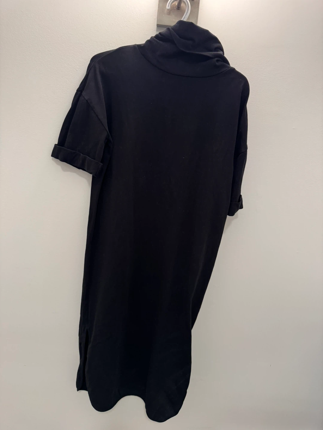 HUGO BOSS Black Knit T-Shirt Dress