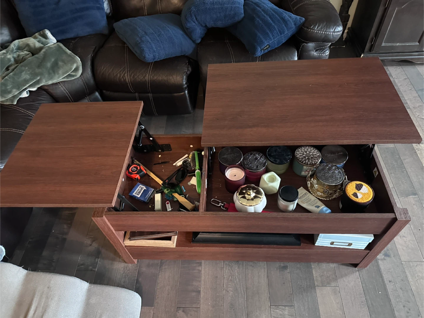 Coffee Table with Lift Top and Storage - photo 3