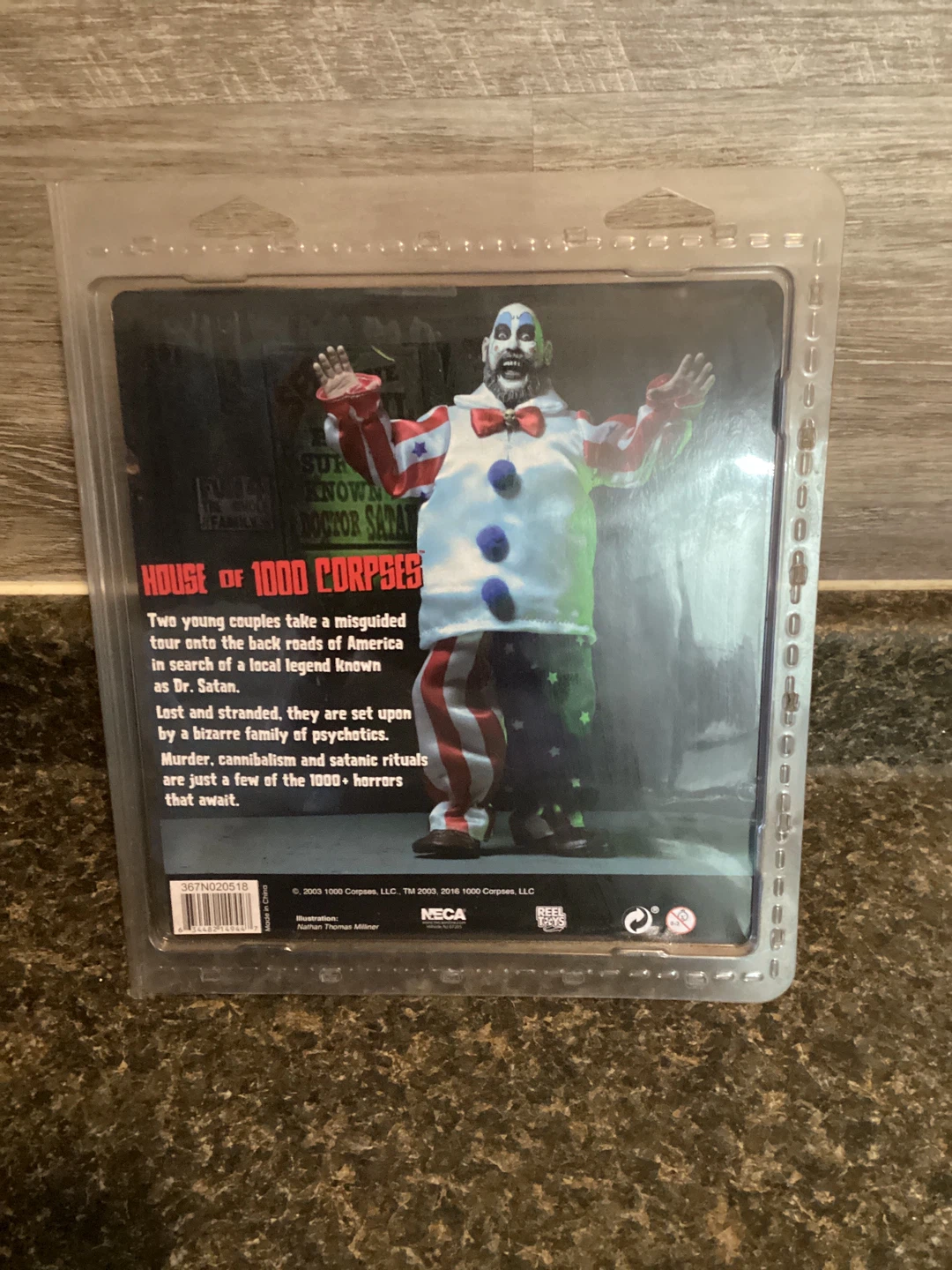 NECA House of 1000 Corpses Captain Spaulding Action Figure - photo 2
