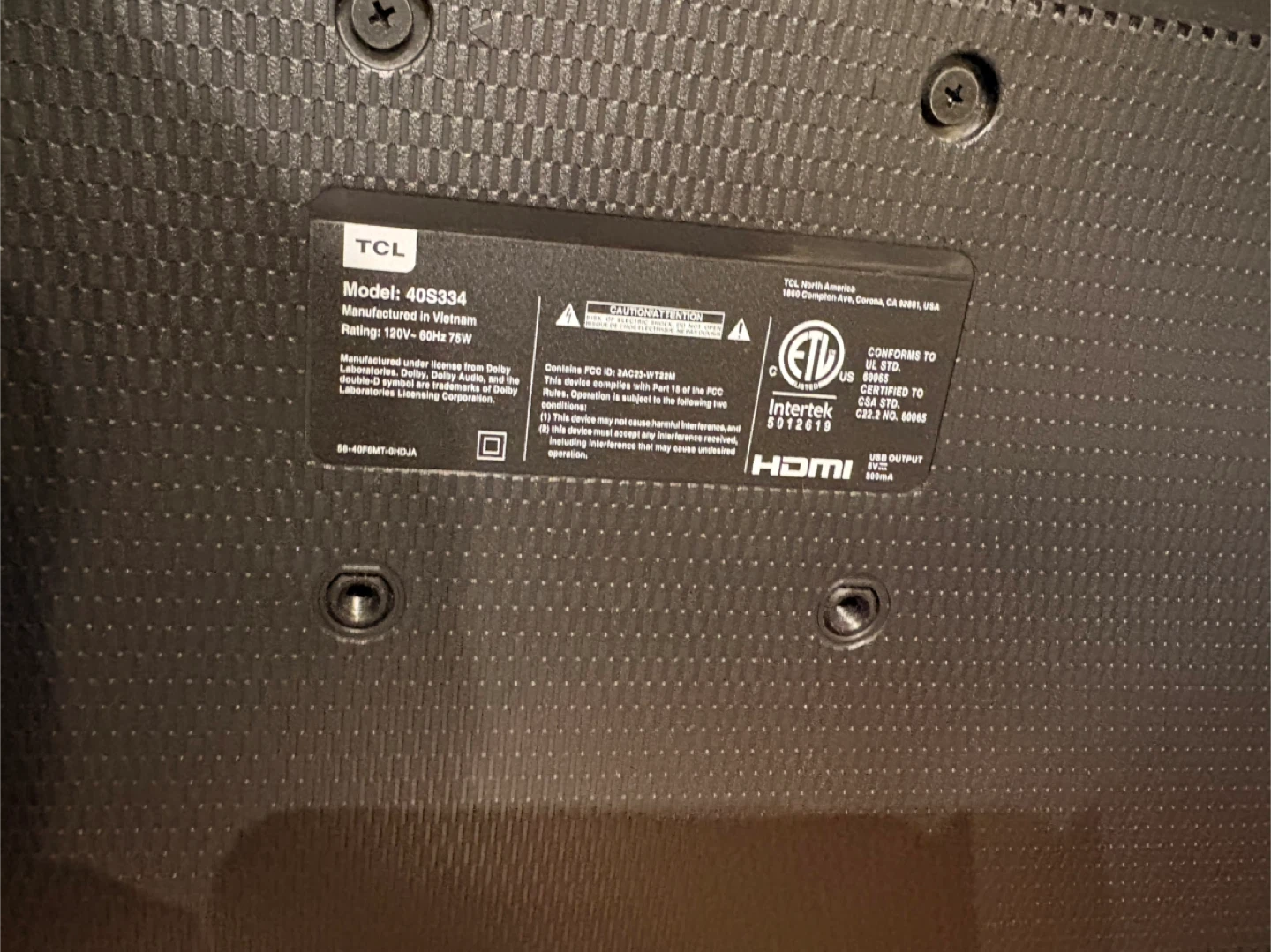 TCL  40'' Class 3-Series HD LED Smart Android TV - photo 3