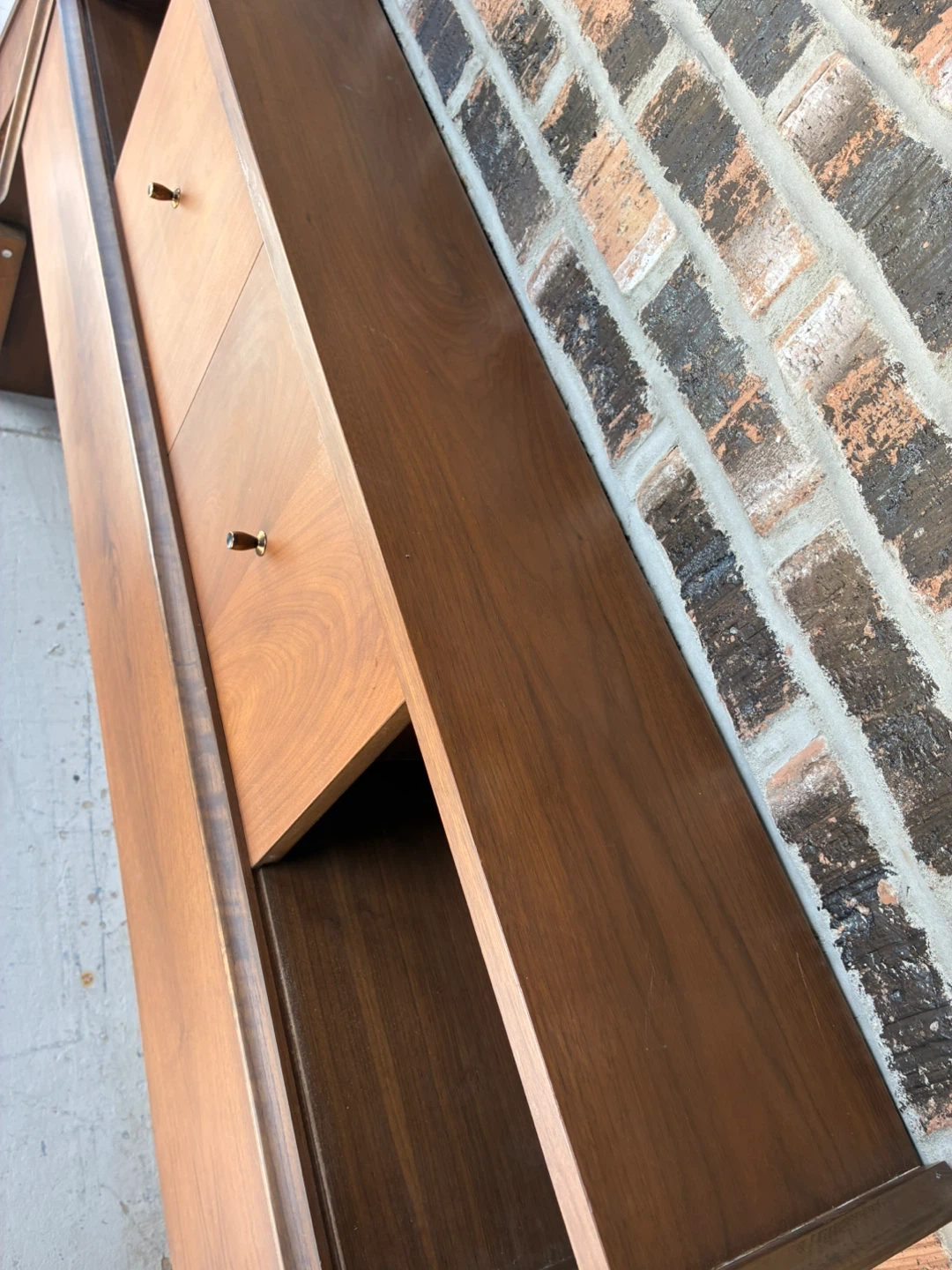 MCM walnut bed frame (full) - photo 4