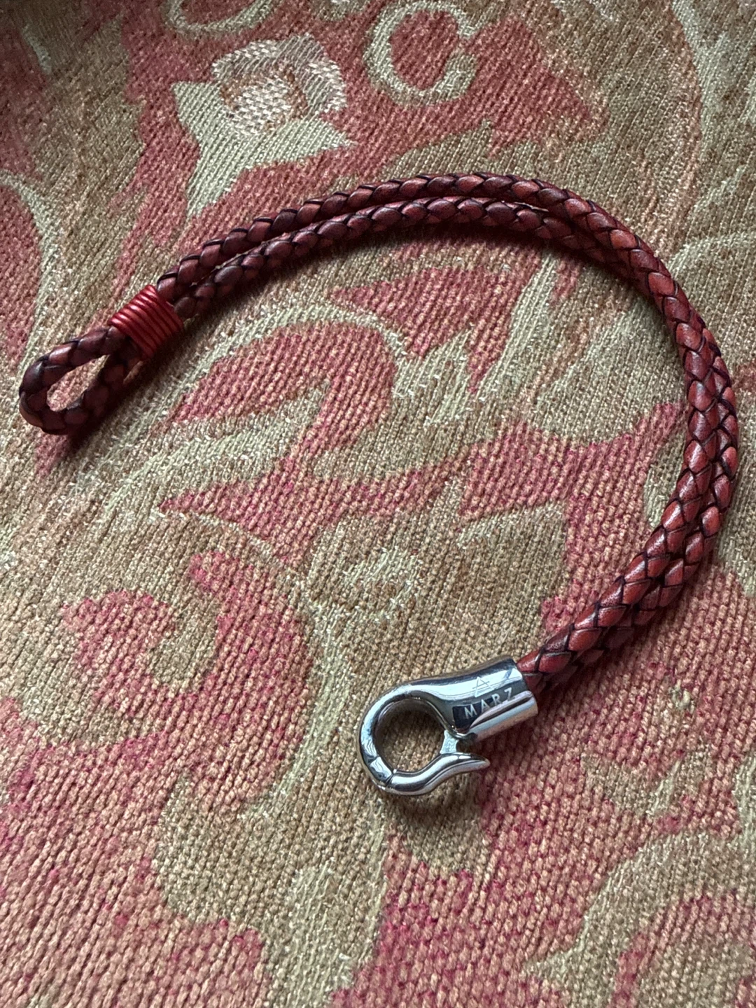 MARZ Braided Leather Bracelet