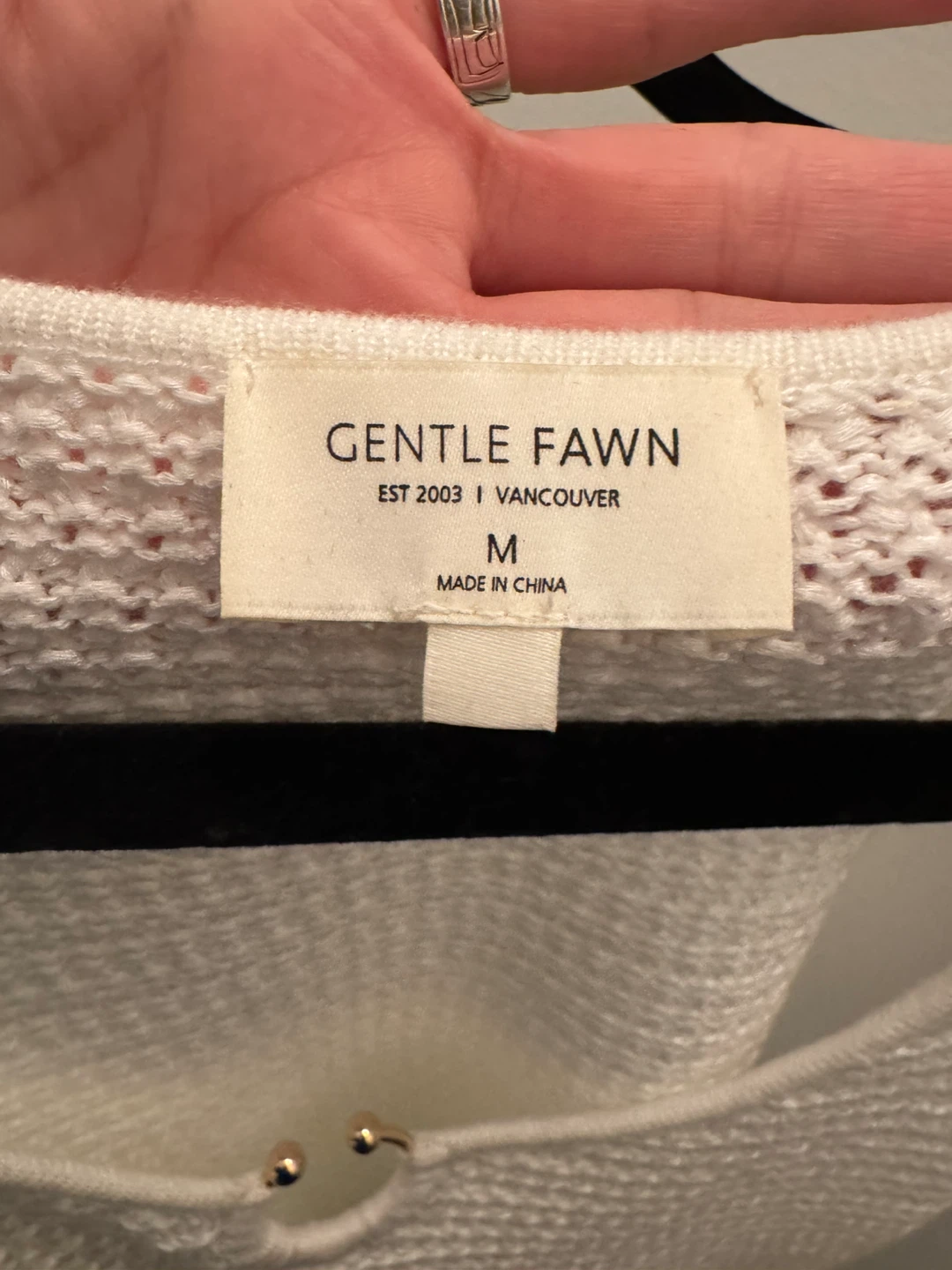 Gentle Fawn White Knit Tank Top - photo 4