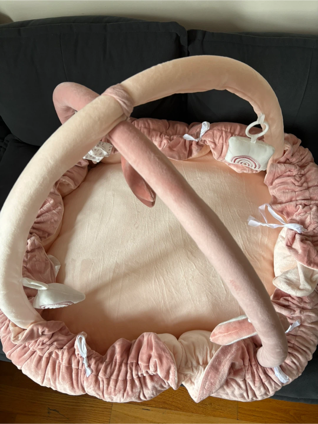 Extra Large Baby Gym Mat with Arch and Toys - photo 2