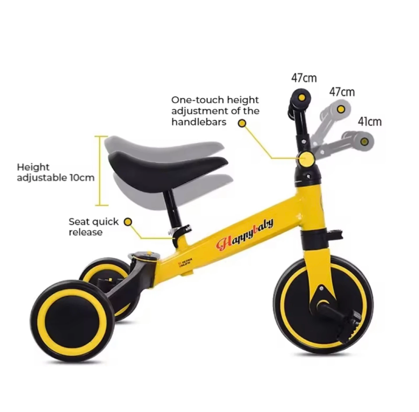 Kids 3-in-1 Balance Bike/Tricycle - photo 3