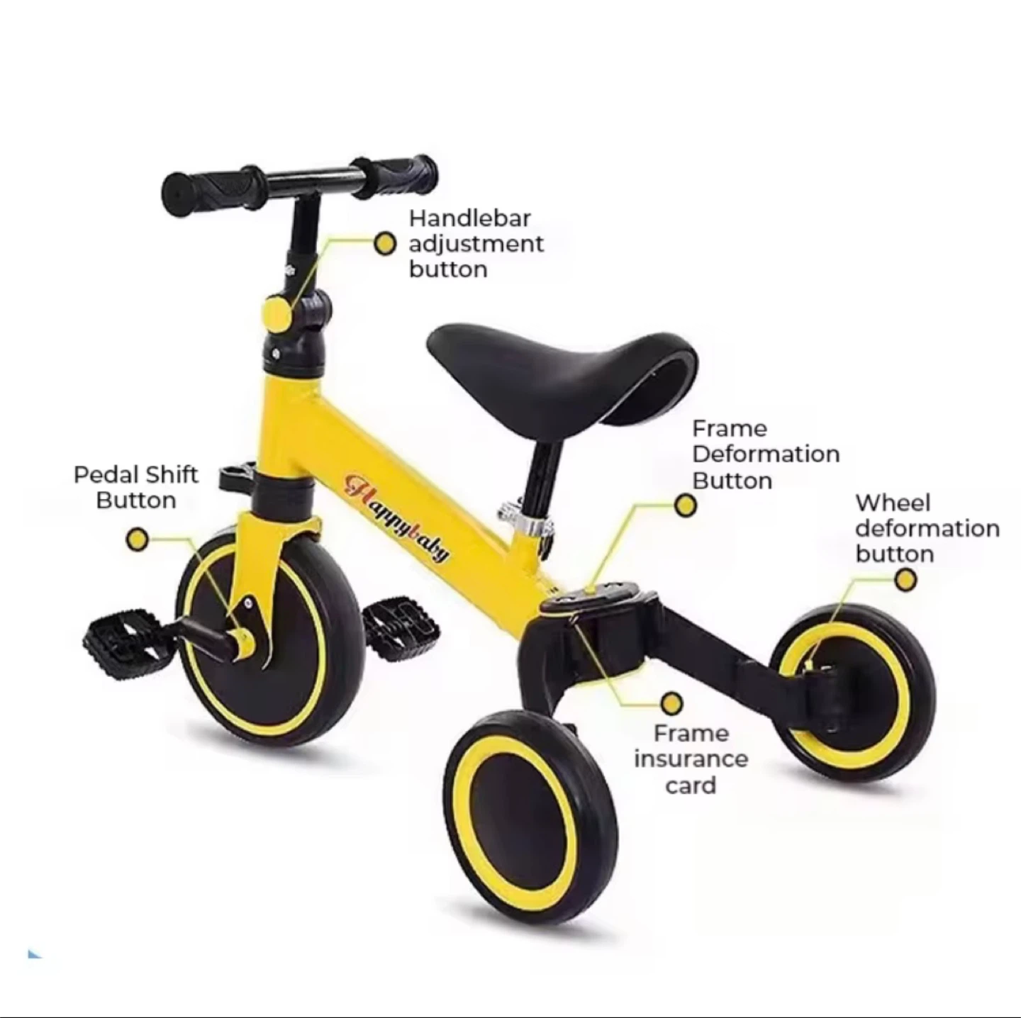 Kids 3-in-1 Balance Bike/Tricycle - photo 2