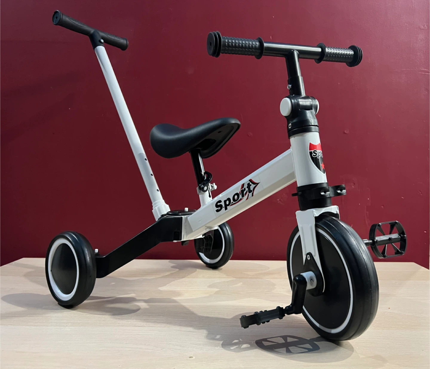 Kids 3-in-1 Balance Bike/Tricycle