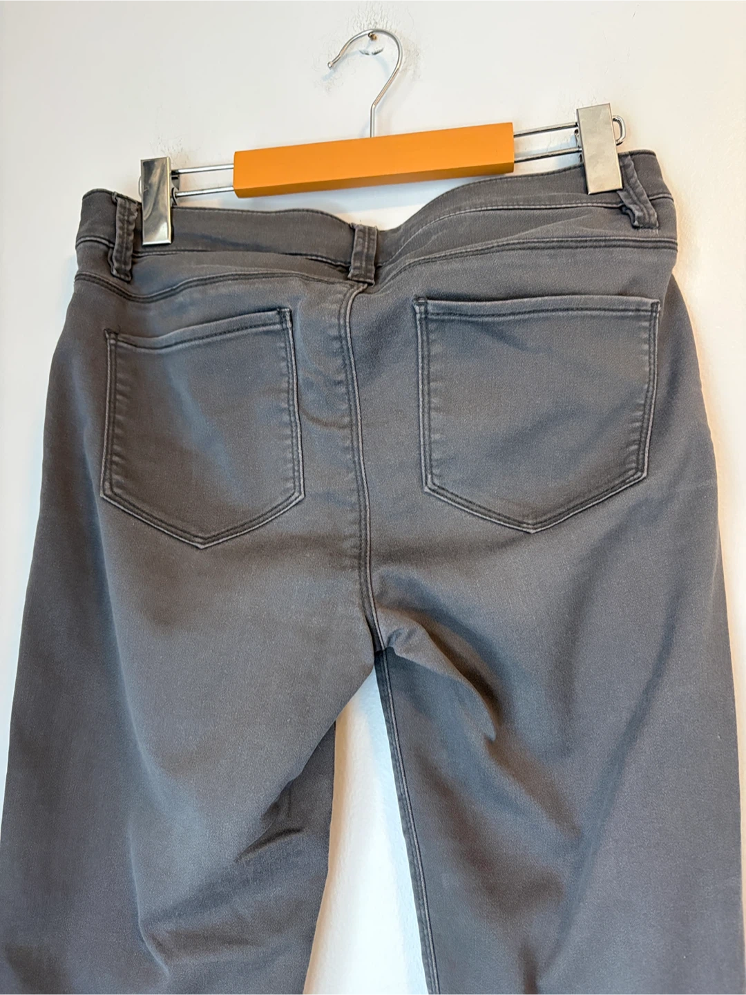 Lord & Taylor Design Lab Grey Mid-Rise Skinny Pants Size 28 - photo 4