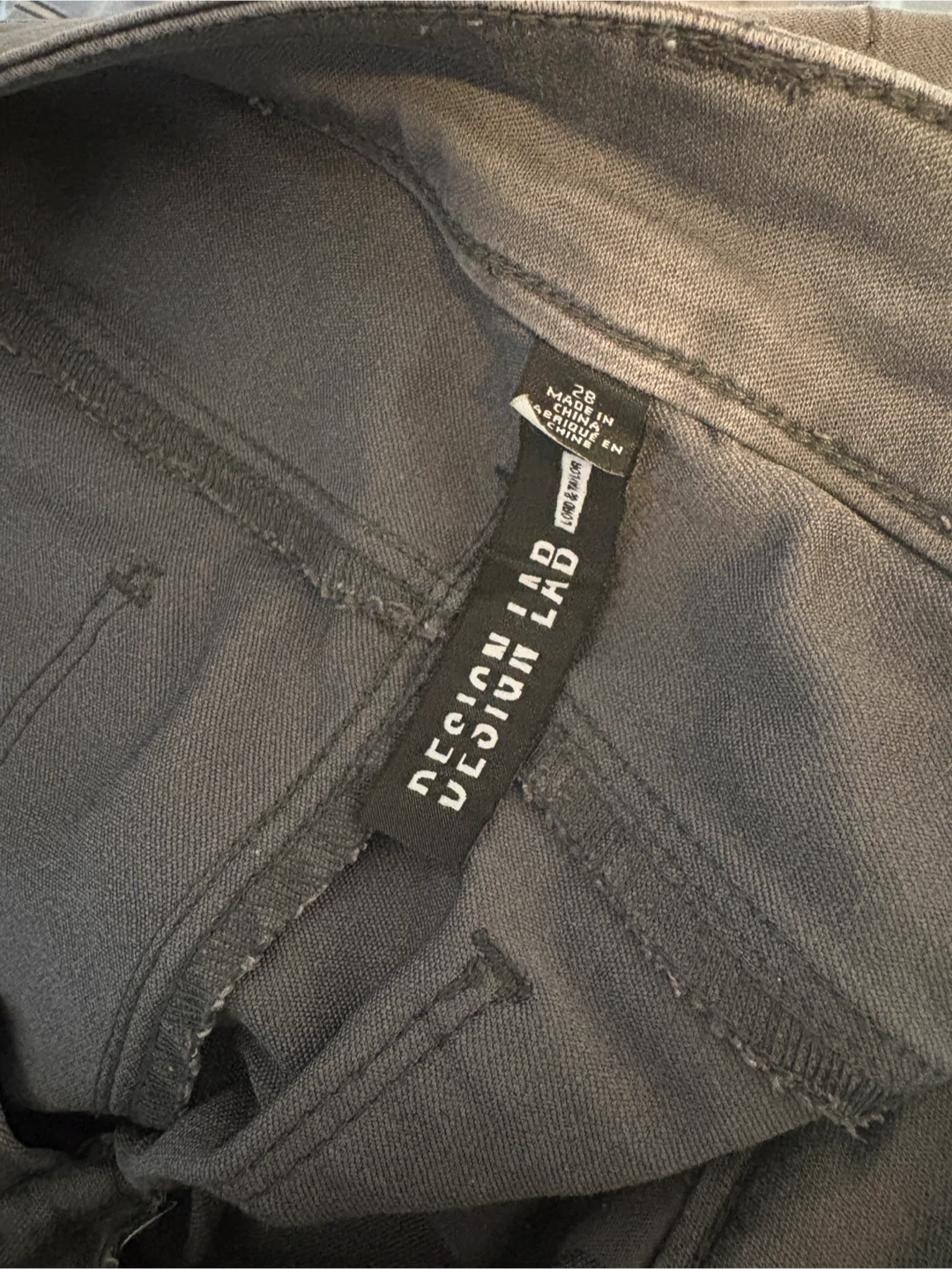 Lord & Taylor Design Lab Grey Mid-Rise Skinny Pants Size 28 - photo 5