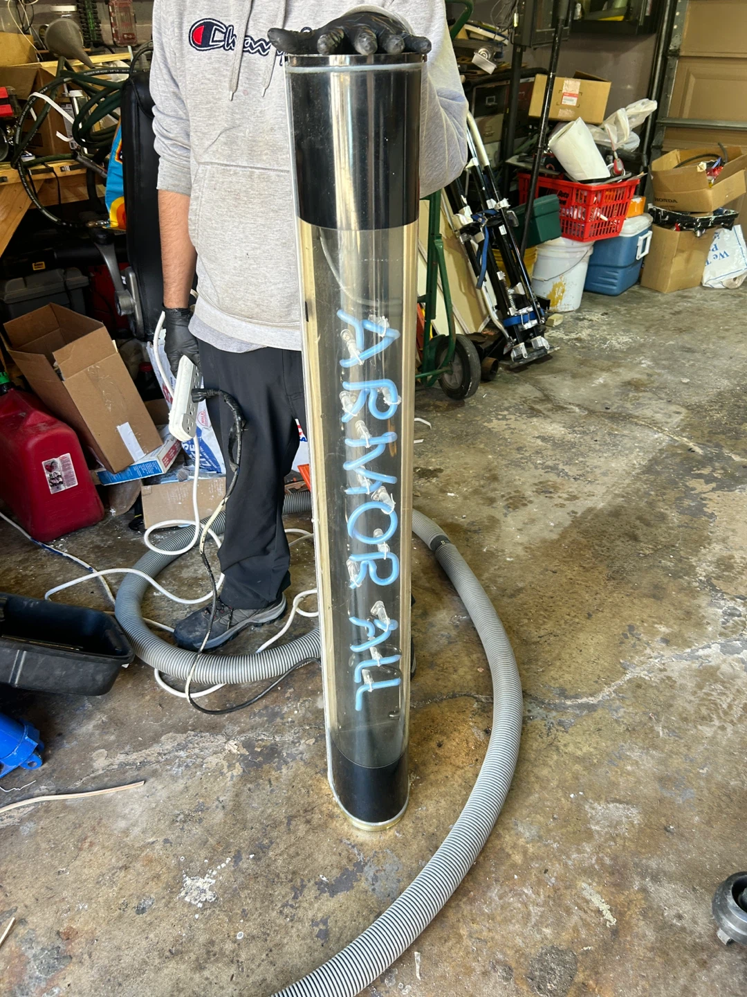Armor All Neon Sign Light Up Cylinder - photo 2