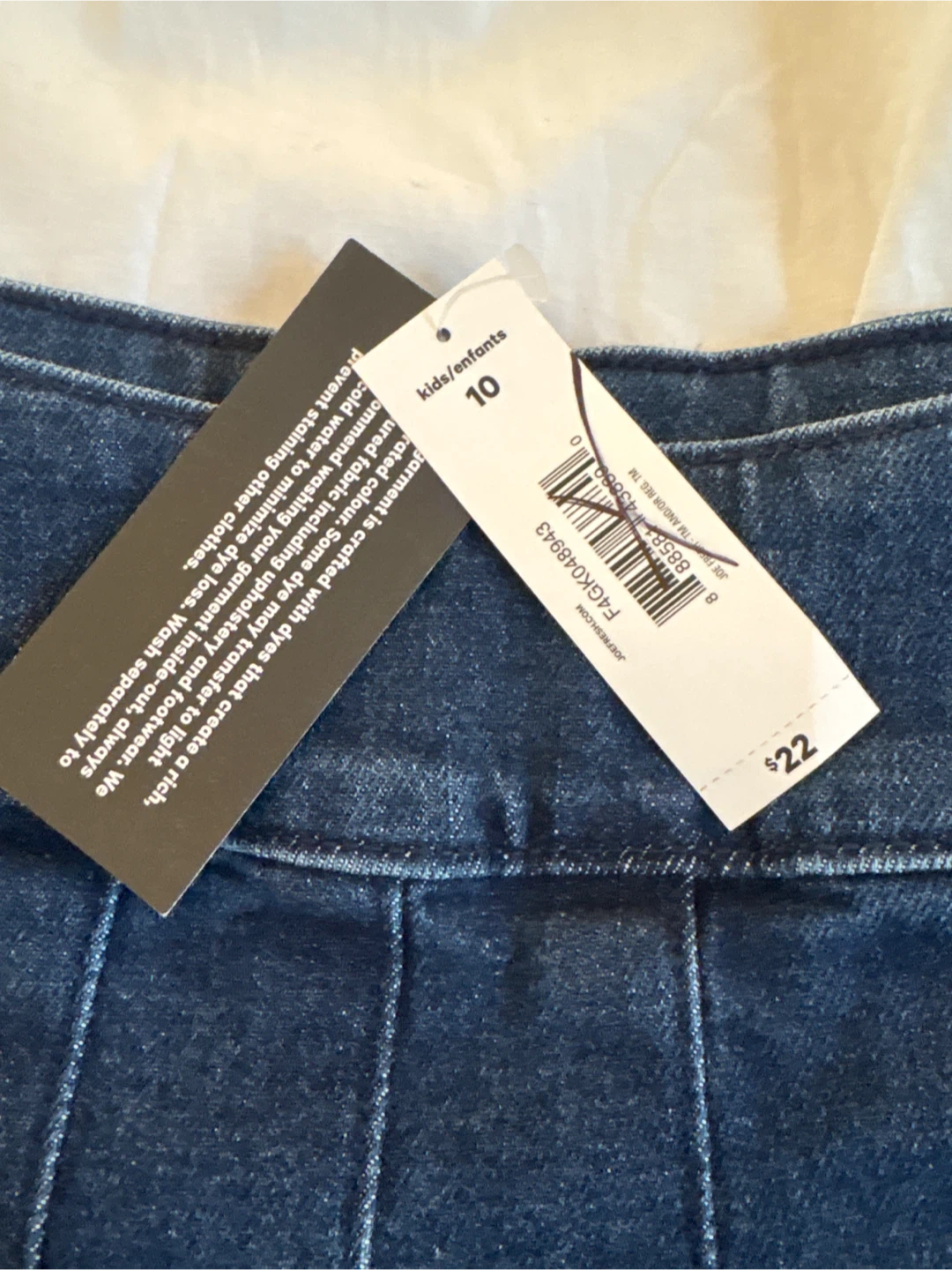 10y.o. Jeans Skirt + White Cotton Shirt - photo 2