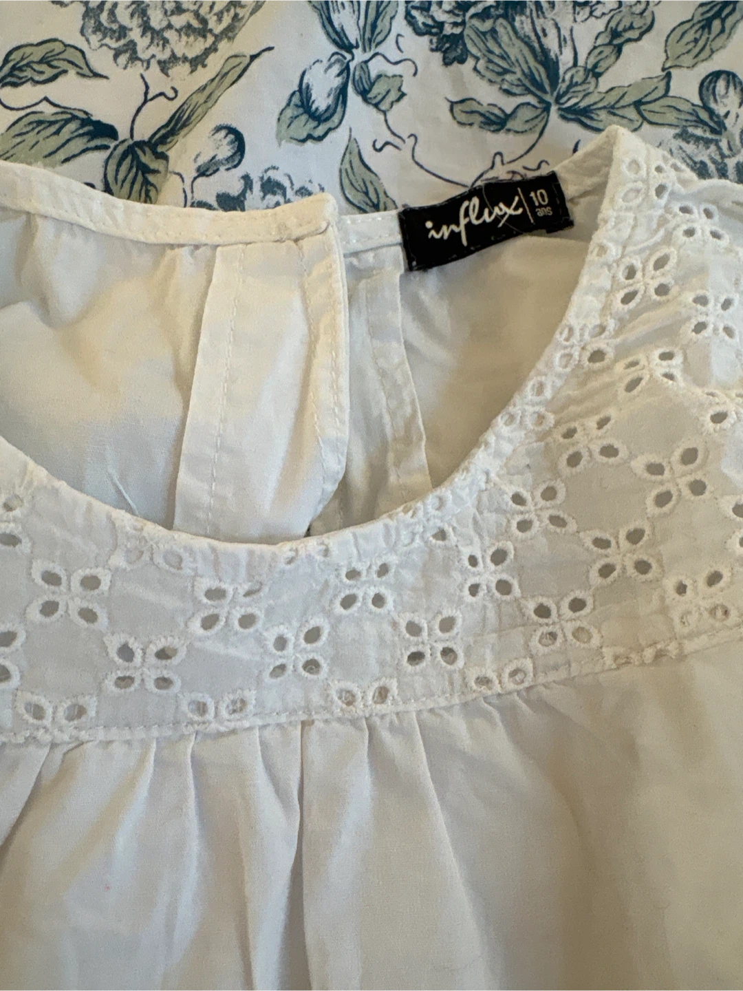 10y.o. Jeans Skirt + White Cotton Shirt - photo 3