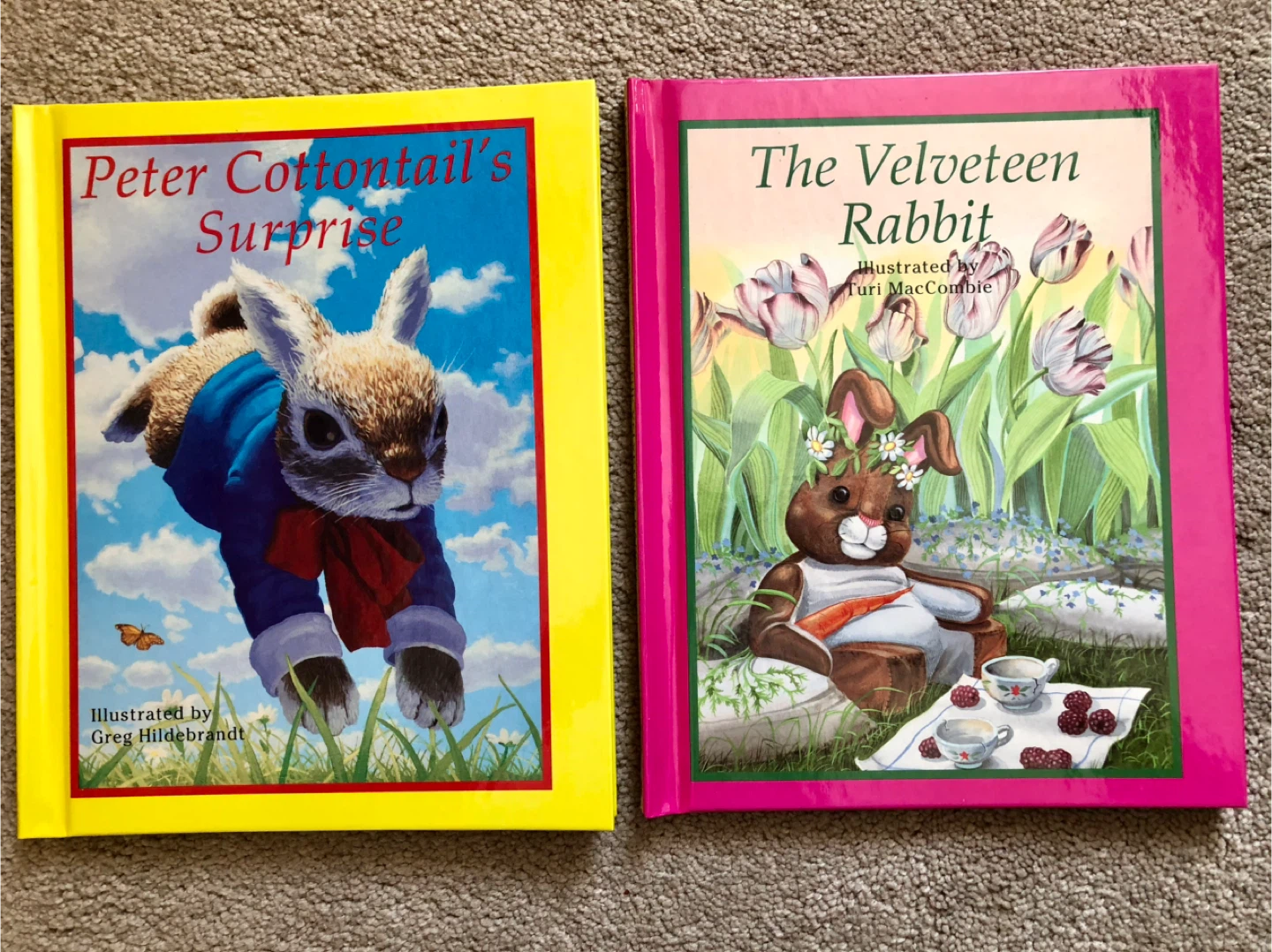 Vintage Bunny Books, Lot of 2, never used