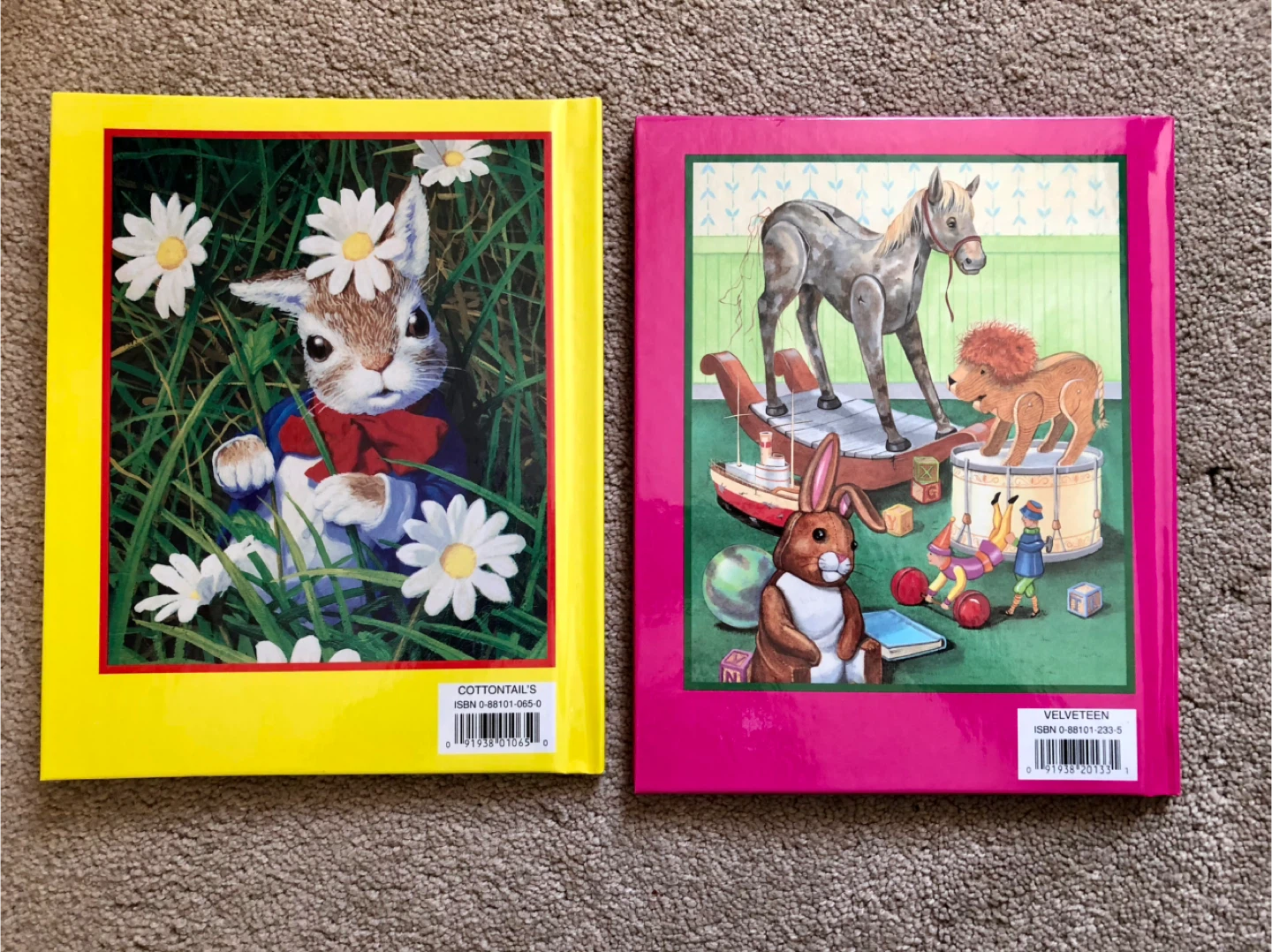 Vintage Bunny Books, Lot of 2, never used - photo 2