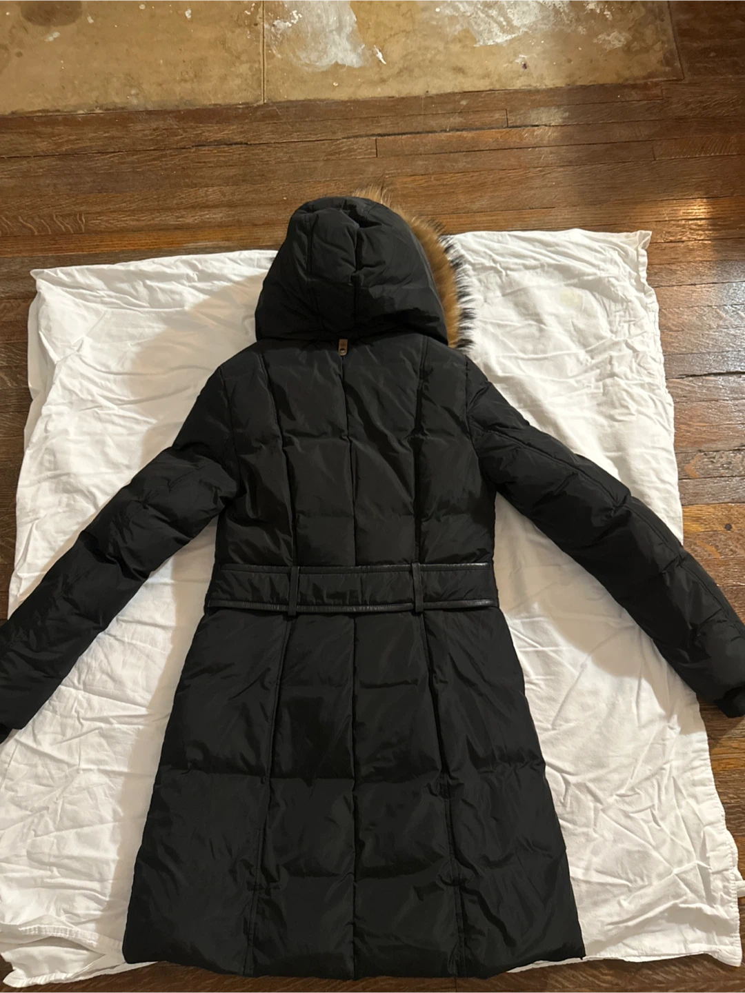 Mackage Black Puffer Coat with Fur Hood - photo 3