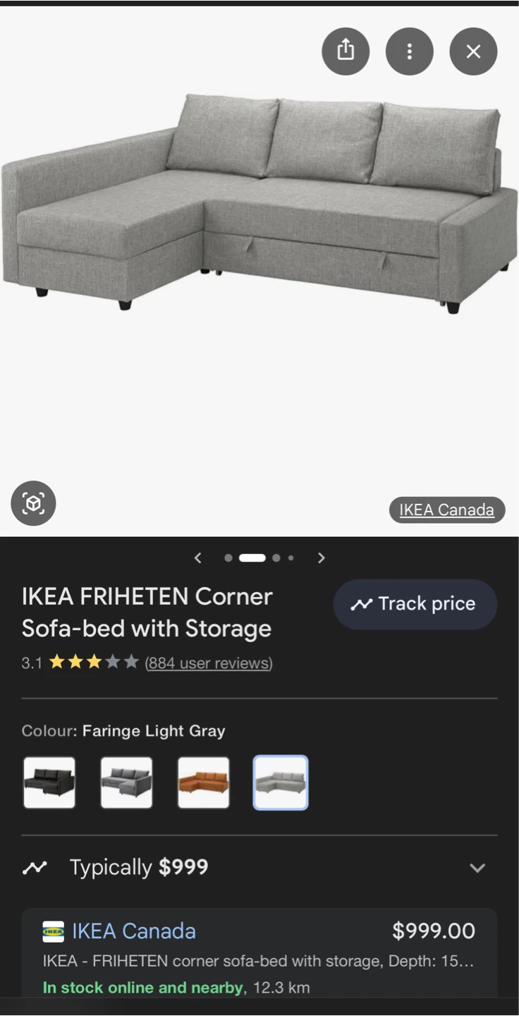 IKEA FRIHETEN Corner Sofa-bed with Storage - photo 5