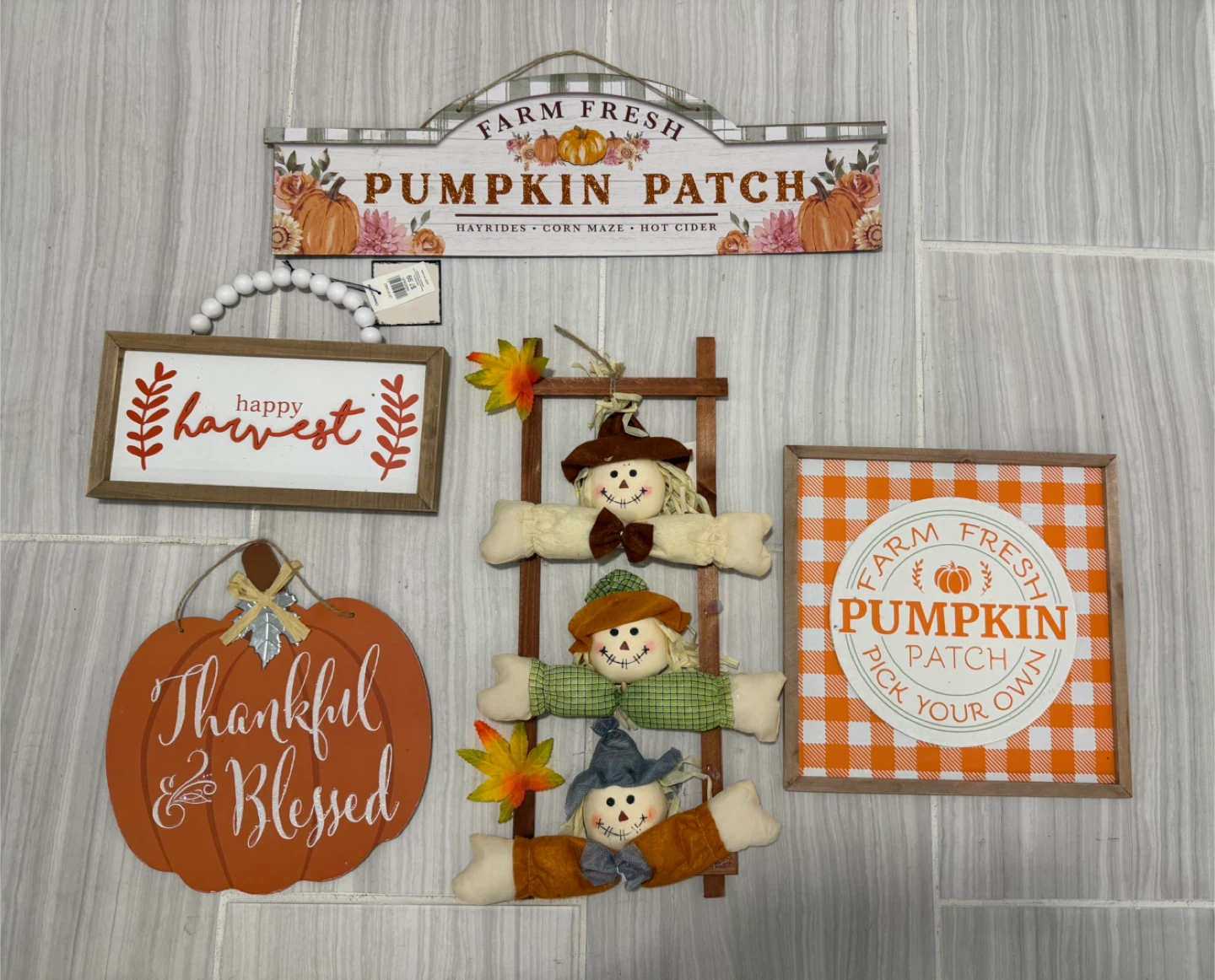 Assorted Valentine's, Cristmas & Fall Decorative Signs - photo 2